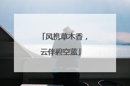 风携草木香，云伴碧空蓝